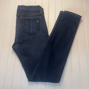 Rag & Bone Skinny Jeans Denim Bedford Dark Wash Size Womens 28